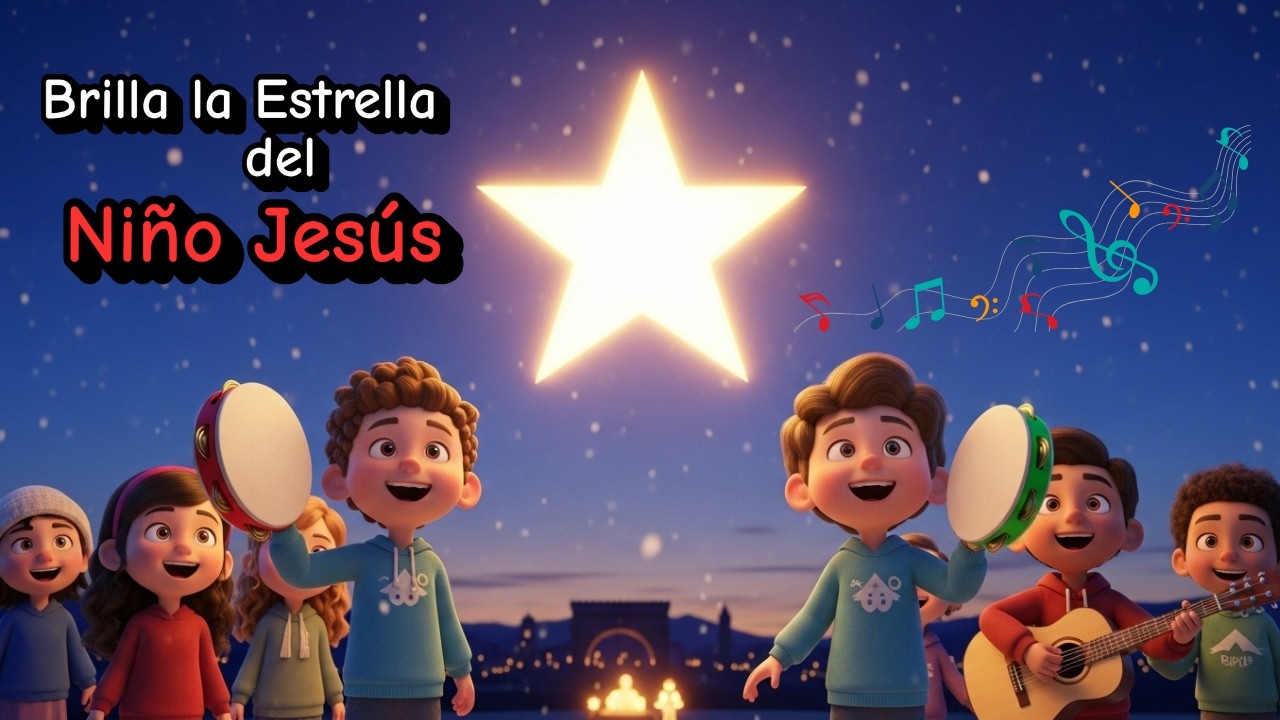 Brilla Estrella del Niño Jesús 🌟 | Canción Navideña Infantil Católica
