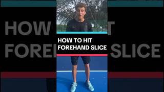How to Hit Forehand Slice in Pickleball #pickleball #pickleballtips #shorts