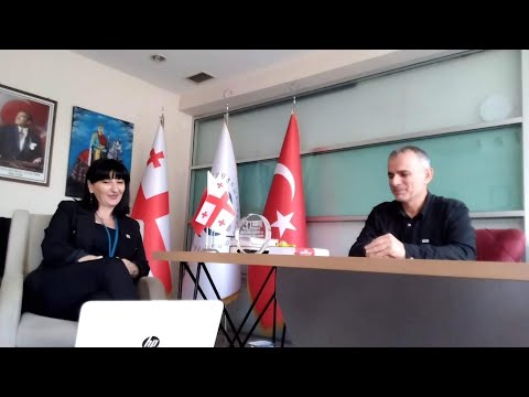 Tinatin Adeishvili - შეხვედრა მწერალ ერეკლე დავითაძესთან (Erdoğan Şenol) #დიასპორა #interviu