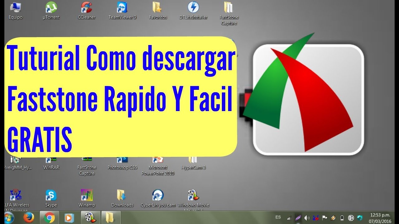 Tutorial Como Descargar Faststone Rapido y Gratis En Windows 7 y 8 ...