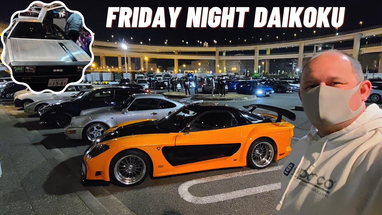 FRIDAY NIGHT DAIKOKU REST STOP CAR MEET SO MANY GOOD CARS - YouTube