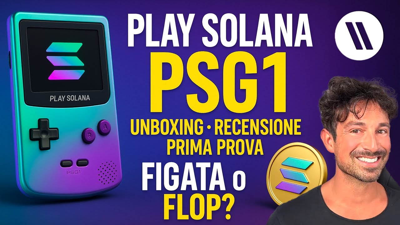 PLAY SOLANA PSG1: UNBOXING, RECENSIONE E PRIMA PROVA del GAMEBOY DI SOLANA