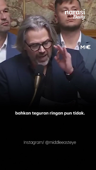 Momen Anggota Parlemen Prancis Angkat Poster Anak-Anak Palestina Korban Israel | Narasi Daily