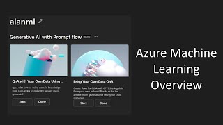 Azure Machine Learning Overview