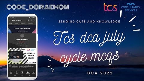 TCS DCA JAVA/PYTHON/UNIX/KYT/UI 20 MCQ QUESTIONS AND ANSWER|MOST COMMON PROGRAMMING MCQS 2022