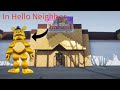 Fast Fredbear In The FNAF 2 Pizzeria In Hello Neighbor!