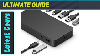 Microsoft Surface Thunderbolt 4 Dock - The Best High-Speed Docking Experience