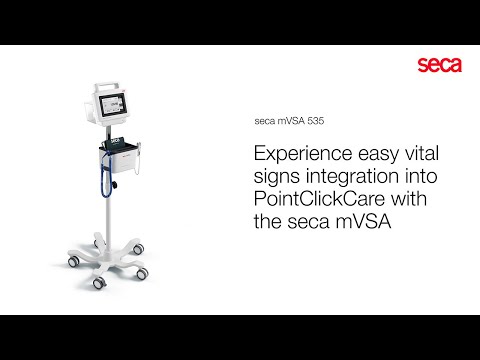 Experience easy vital signs integration into PointClickCare with the seca mVSA