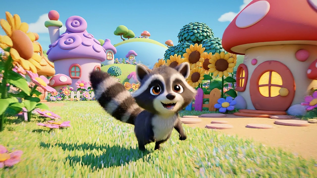 El Bebé Mapache Corretea ¡Corre, Corre, Corre! | Canciones de Animales y Acción para Niños