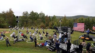 President Trump speaks to massive crowds while Biden holds COVID cautious events in final week