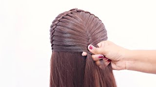 New waterfall hairstyle  Easy hairstyle | Open hairstyle | Hairstyles