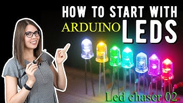 led project How to make led effect / Led chaser 02 / Arduino  එක්ක  Led රටා මවමු - SLTech -