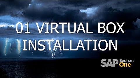 01 VirtualBox Installation