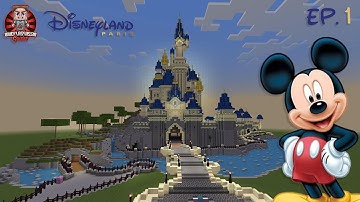 Hoe bouw je het Disneyland Parijs Kasteel in Minecraft!! #1