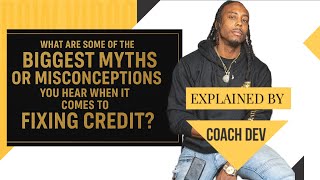 The biggest credit Myths