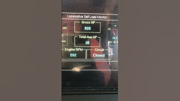 GE locomotive self load.   25-4500hp