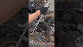 Toyota seized crank pulley bolt removal - 20R engine