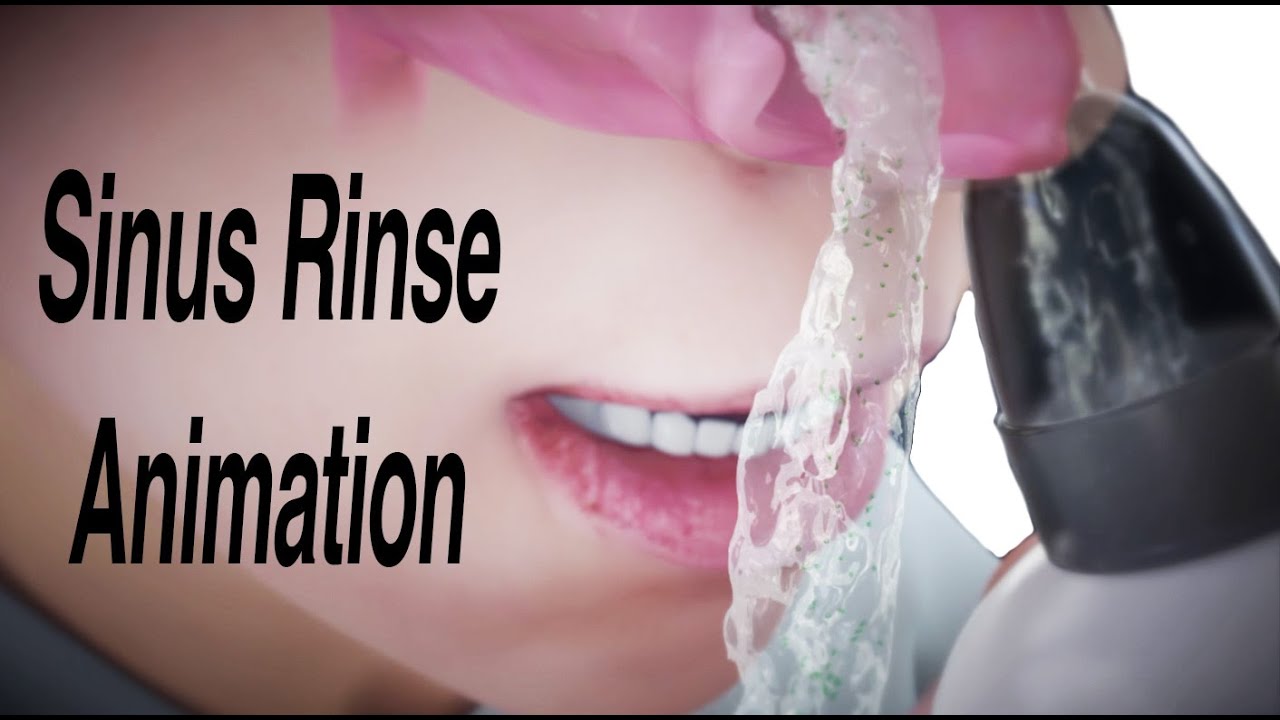 Sinus Rinse Animation 