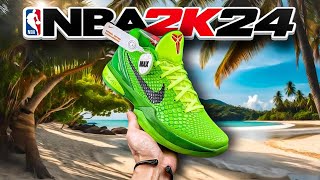 HOW TO MAKE Nike Kobe 6 Proto “Grinch” In NBA 2K24 Shoe Creator (Next Gen)