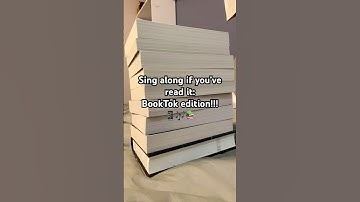 Sing along if you’ve read it: BookTok edition!!! 📱🎶📚