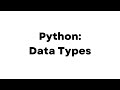 Python Data Types : Interview Questions
