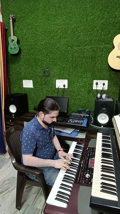 Rang Dil Ki Dhadakan To // Sthayi // keyboard cover // instrumental #viralvedio #shortsvedio