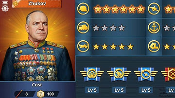 World Conqueror 4 November Update 【New Trainable Generals】Zhukov, Eisenhower