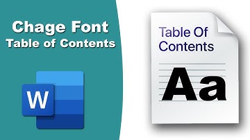 How to change font in table of contents word 2016 windows
