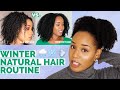 MOISTURISING WINTER NATURAL HAIR ROUTINE! ❄️ (Prevent Hair Loss + Stop Breakage) Type 4