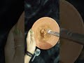 Red Clay Dry Crushing on Plate | Relaxing Powder Play ASMR #shorts #redclay #oddlysatisfying
