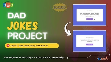 Creating a Dad Jokes Web App with HTML, CSS, and JavaScript | Day 10 of 100 Days of Code Challenge