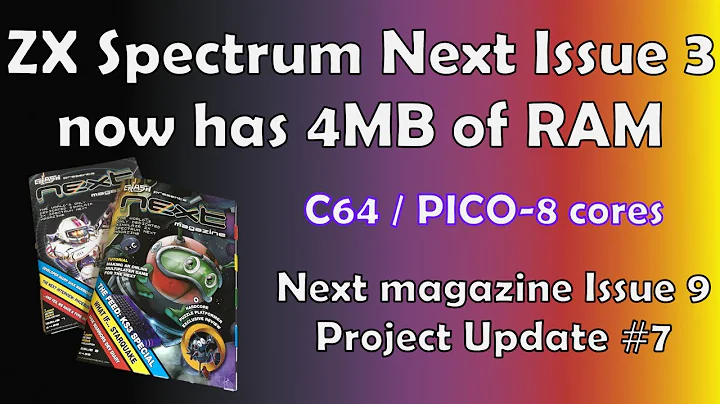 The ZX Spectrum Next Issue 3 now has 4MB of RAM