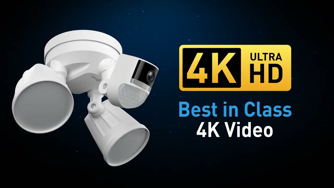 Swann 4K Floodlight Security Camera | Screwfix - YouTube