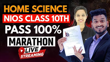 Nios Class 10th Home Science (216) Very Very Important Questions with Solutions | Maha Marathon