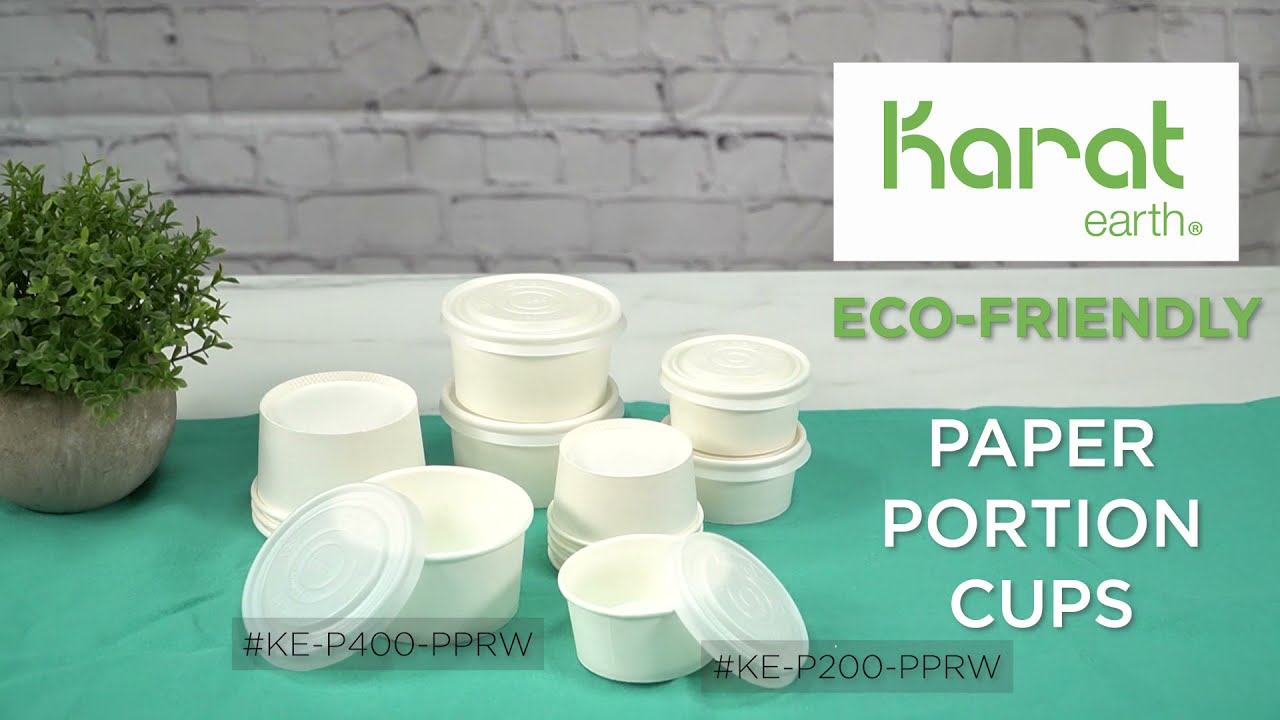 Biodegradable paper cups with custom print from 1.000 pcs.