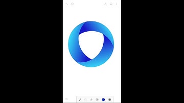 Tutorial infinite design cara mengambar lingkaran simple membuat logo 3D lingkaran mudah di Android