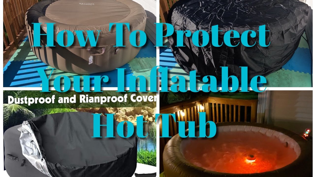 How To Protect Your Inflatable Hot Tub UCARE Hot Tub Cover YouTube