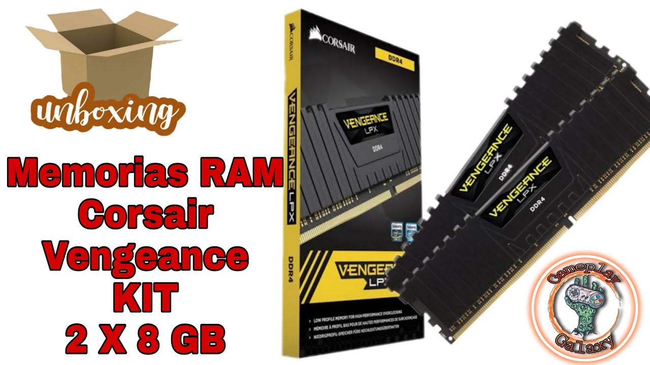 Corsair Vengeance LPX 16GB Kit 3200Mhz DDR4 Ram Unboxing 