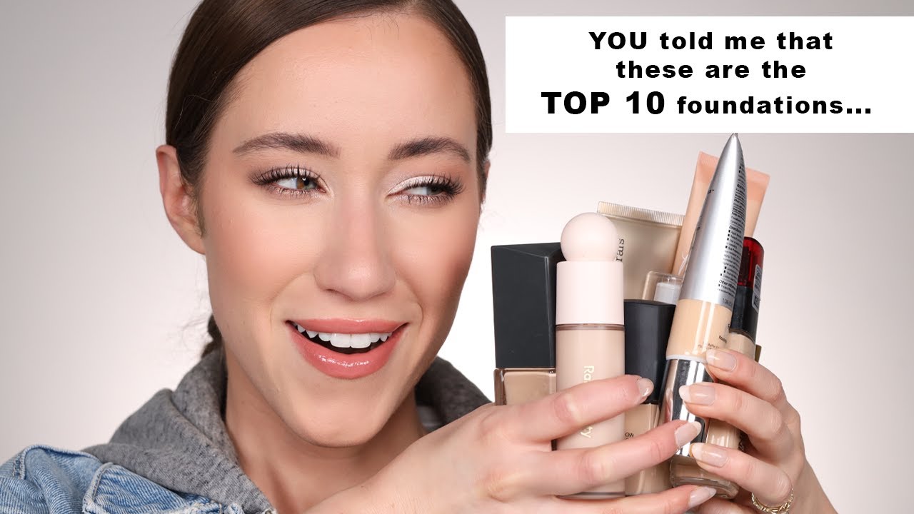 The TOP 10 foundations of ALL (according to you) 🙉 - YouTube