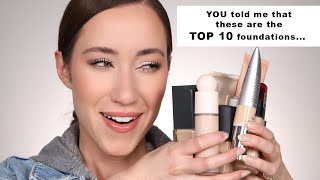 The TOP 10 foundations of ALL TIME (according to you) 