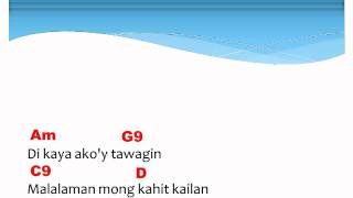 Hawak Kamay Lyrics and Guitar Chords chords