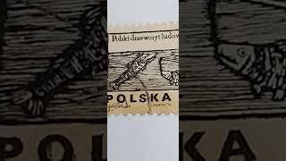 polska stamp #nothingimposibleinthisworld #collection #year old 1961#man to work #16th century old #
