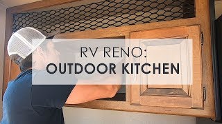 Rv Outdoor Kitchen Renovation Youtube