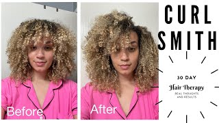 Curl Smith 30 Day Hair Therapy//Does it help Postpartum Shedding?