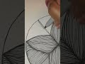 Easy zentangle pattern for beginners