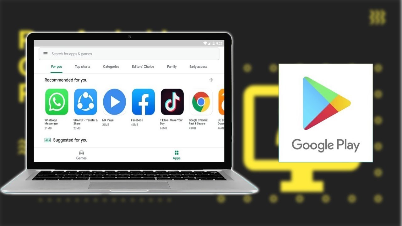 Only Play Store Download App Install For Android - Colaboratory