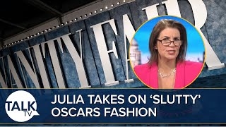 Julia Hartley-Brewer’s Fiery Take on Oscars After-Party Fashion