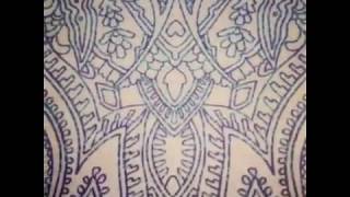 Patrick Moriarty textile design with paisley pattern