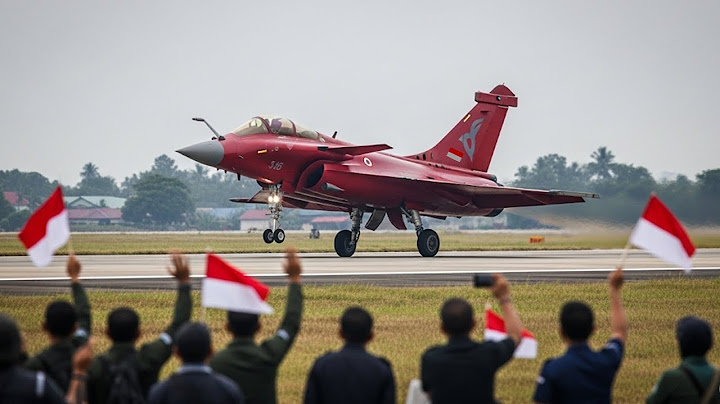Arrival of Indonesia's Red Rafale Fighter Jets Sparks AUSTRALIA'S Anger?!