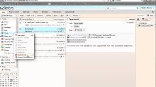 Working with the Trash in Zimbra 8 screenshot 5